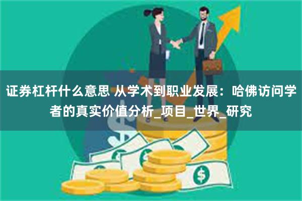 证券杠杆什么意思 从学术到职业发展：哈佛访问学者的真实价值分