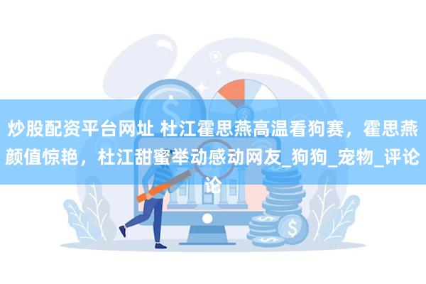 炒股配资平台网址 杜江霍思燕高温看狗赛，霍思燕颜值惊艳，杜江