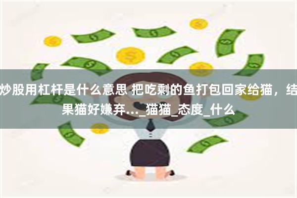 炒股用杠杆是什么意思 把吃剩的鱼打包回家给猫，结果猫好嫌弃.