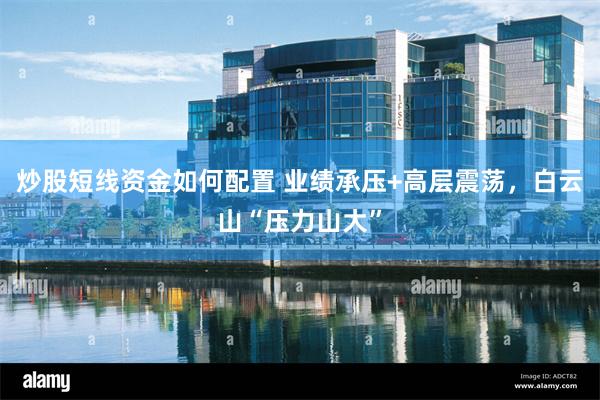 炒股短线资金如何配置 业绩承压+高层震荡，白云山“压力山大”